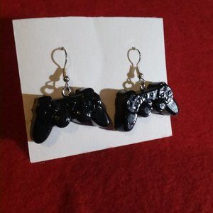 Handmade Hot Glue Gamer Console Controller Earrings !